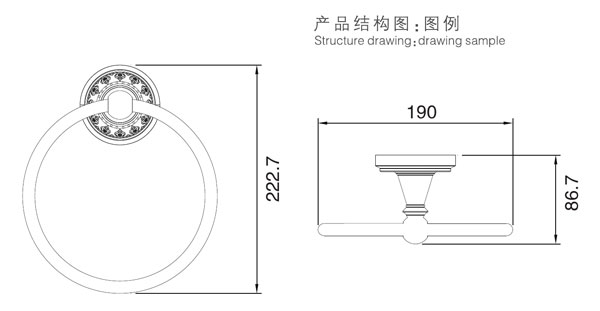 HF-26308 毛巾環結（jié）構（gòu）圖例