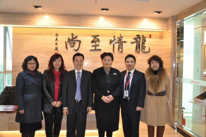 劉延寧女士、五金聯盟一行赴匯（huì）泰龍公司調研
