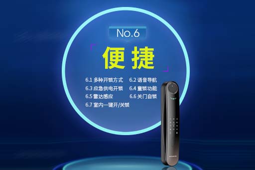 好智能鎖十大標準2.0---No.6:便捷